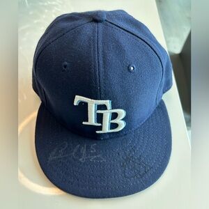 Autographed Tampa Bay Rays hat